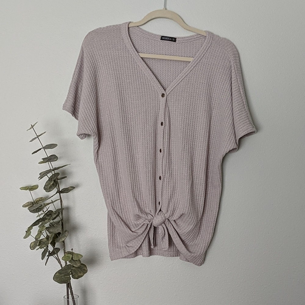 Thermal tie front top